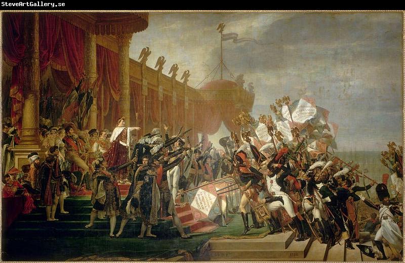 Jacques-Louis David The Army takes an Oath to the Emperor after the Distribution of Eagles, 5 December 1804